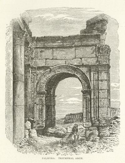 Palmyre, Arc de triomphe - American School