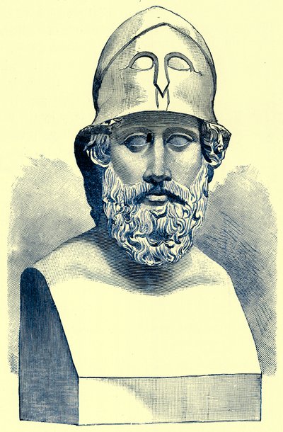 Périclès, illustration de History of Greece par Victor Duruy, publiée en 1890 - American School