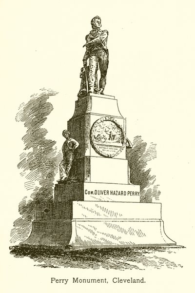 Monument Perry, Cleveland, lac Érié - American School