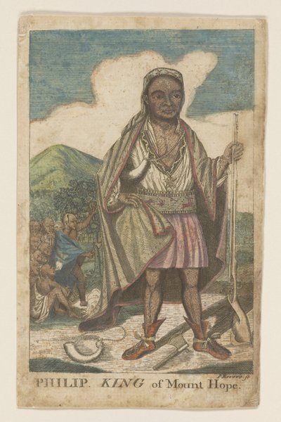Phillip, Roi de Mount Hope, pub. 1772 - American School