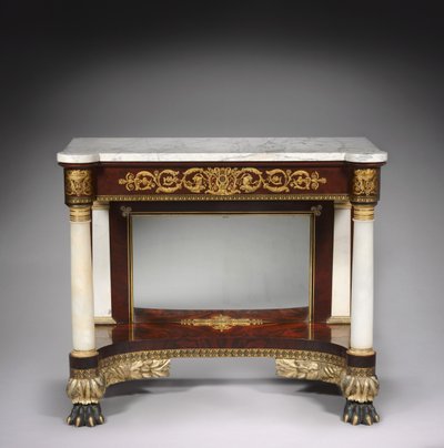 Table de console, Joseph Meeks and Sons, vers 1829-1835 - American School