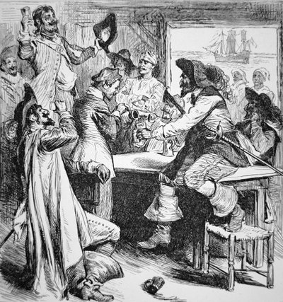 Pirates festoyant à Charleston - American School