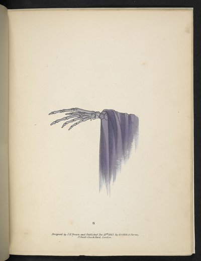 Planche 8. Une main squelettique. Spectropia; ou, Surprenantes illusions spectrales montrant des fantômes partout, et de n