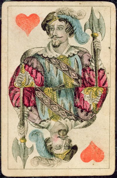 Carte à jouer : Valet de Cœur - American School