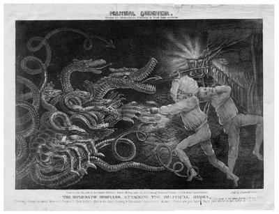 Quichottisme politique, vers 1833 - American School