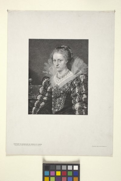 Portrait De Jacquelin De Cordes - American School