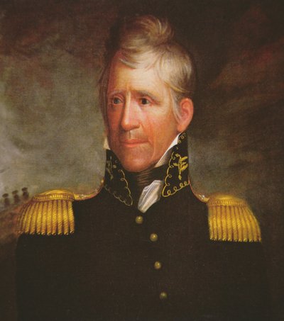 Portrait du général américain Andrew Jackson - American School