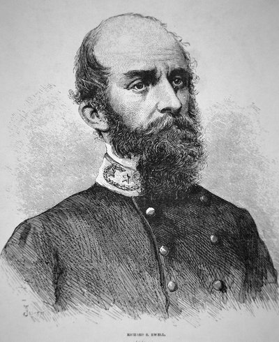 Portrait du général Richard S. Ewell - American School