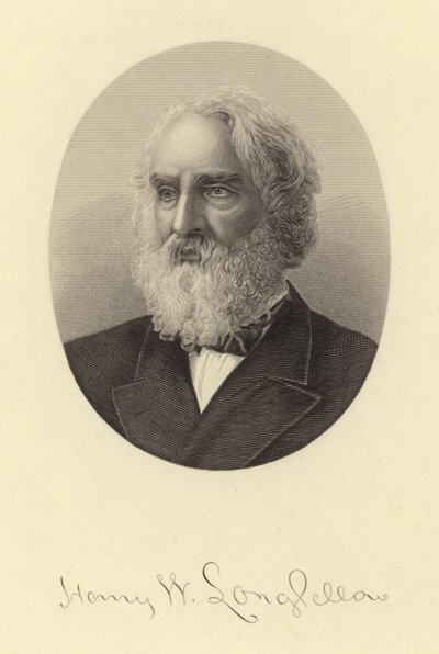Portrait de Henry Wadsworth Longfellow - American School