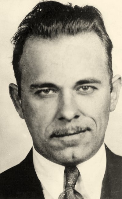 Portrait de John Dillinger (1903-34) - American School
