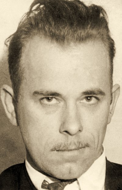 Portrait de John Dillinger (1903 – 34) - American School