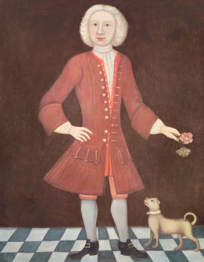 Portrait de Jonathan Bentham, vers 1725 - American School