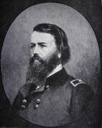 Portrait du major général John Pope (lithographie) - American School