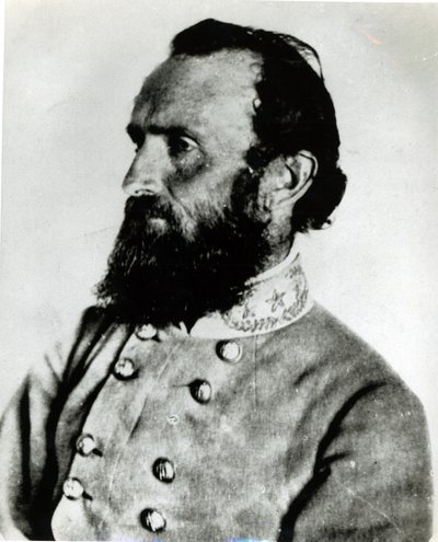 Portrait de Thomas J. Stonewall Jackson - American School