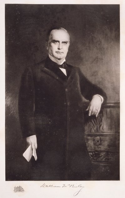 Portrait de William McKinley - American School