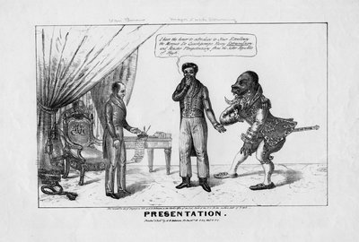Présentation, publié par H R Robinson, New York, 1839 - American School