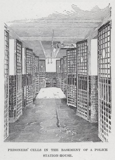 Cellules de prisonniers au sous-sol d