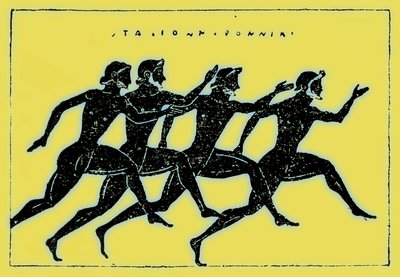 Course, illustration de History of Greece par Victor Duruy, publiée en 1890 - American School