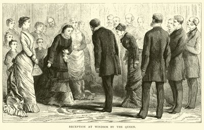 Réception à Windsor par la Reine - American School