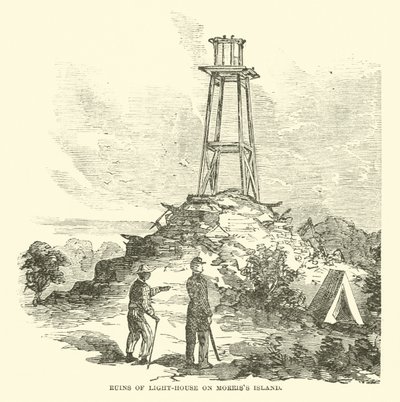 Ruines du phare sur l