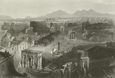 Ruines de la Rome antique - American School