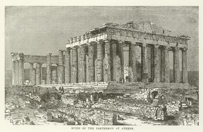 Ruines du Parthénon à Athènes - American School
