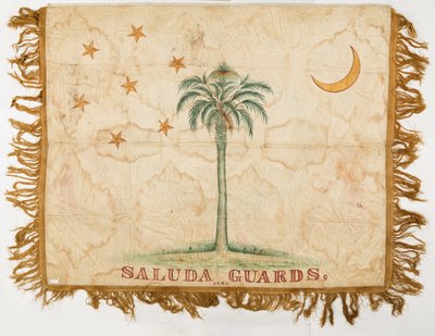 Bannière régimentaire des Saluda Guards - American School