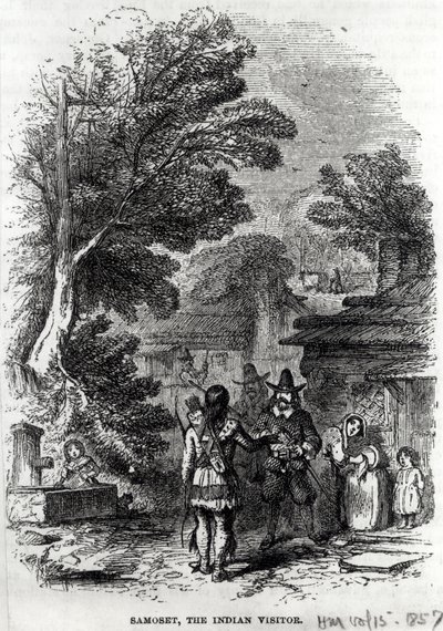 Samoset, le visiteur indien, de 