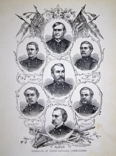 Sept portraits de commandants de cavalerie éminents de l