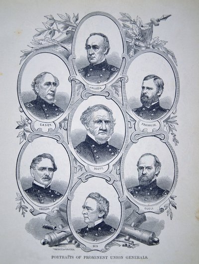 Sept généraux éminents de la guerre civile américaine - American School