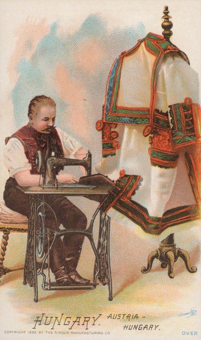 Machine à coudre, Hongrie, Autriche-Hongrie - American School