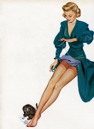 Femme Sexy Montrant ses Bas - American School