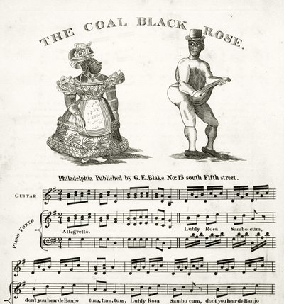 Partition pour The Coal Black Rose - American School