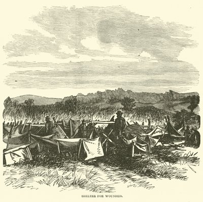 Abri pour blessés, septembre 1862 - American School