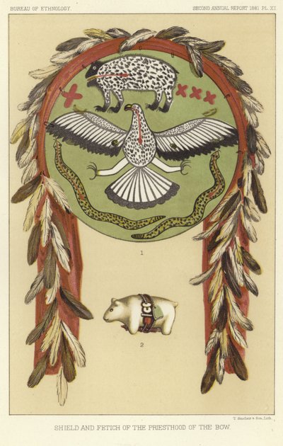 Bouclier et fétiche de la prêtrise de l