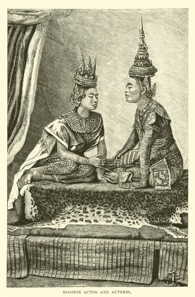 Acteur et actrice siamois - American School