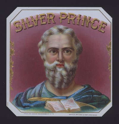 Silver Prince, étiquette de cigare - American School