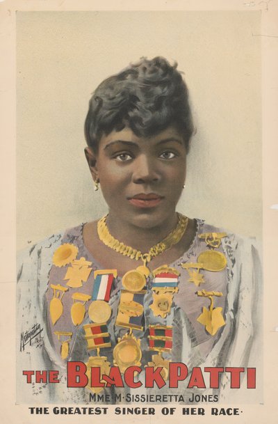Sissieretta Jones, également connue sous le nom de « Black Patti », 1899 - American School