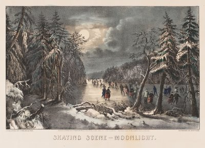 Scène de patinage - Clair de lune - American School