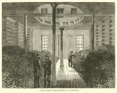 Armes légères rendues par Johnston, avril 1865 - American School
