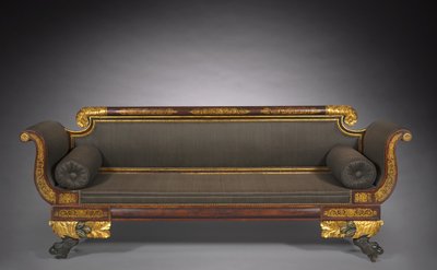 Canapé, vers 1820 - American School