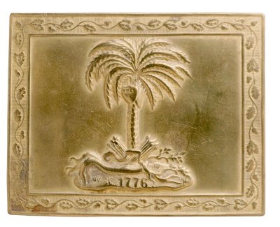 Plaque de ceinture de la Caroline du Sud - American School