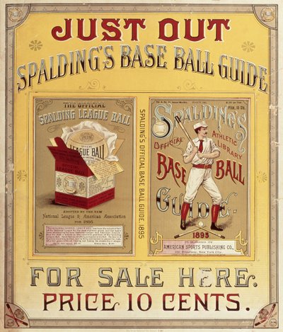 Guide de baseball de Spalding, 1895 - American School