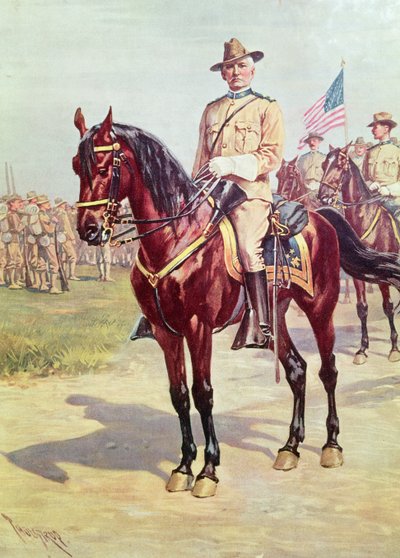 Soldat espagnol dans la guerre américaine - American School