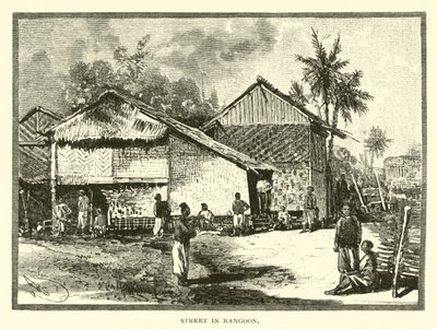 Rue à Rangoon - American School