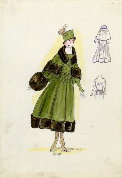 Costume sur mesure, Doucet, automne 1916 - American School