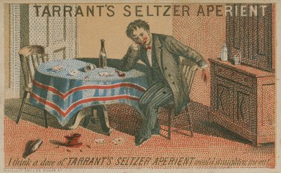 Tarrants Seltzer Aperient, carte de commerce - American School