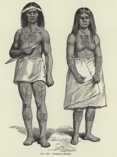 Haidas tatoués - American School