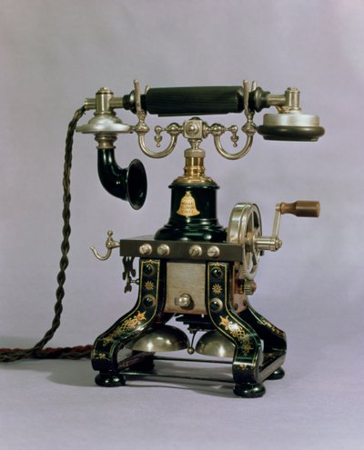 Téléphone, National Telephone Service, USA, 1890 - American School