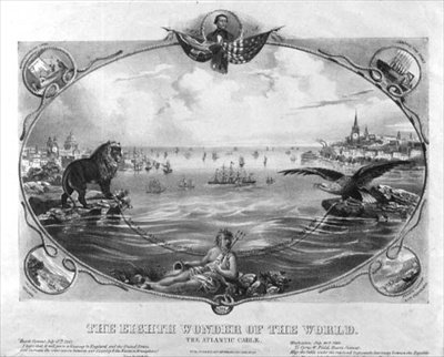 La 8e Merveille du Monde, le Câble Atlantique, pub. par Kimmel & Forster - American School